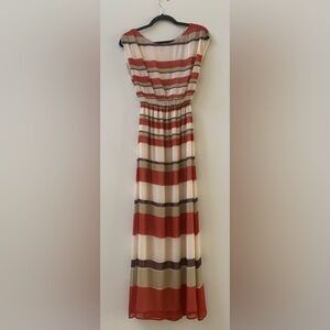 Stripe Patterned Alice & Olivia Maxi Dress